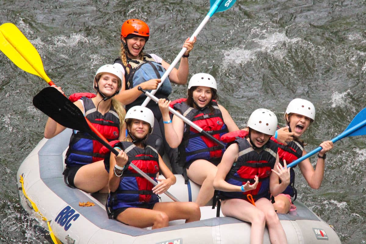 rafting boat fun