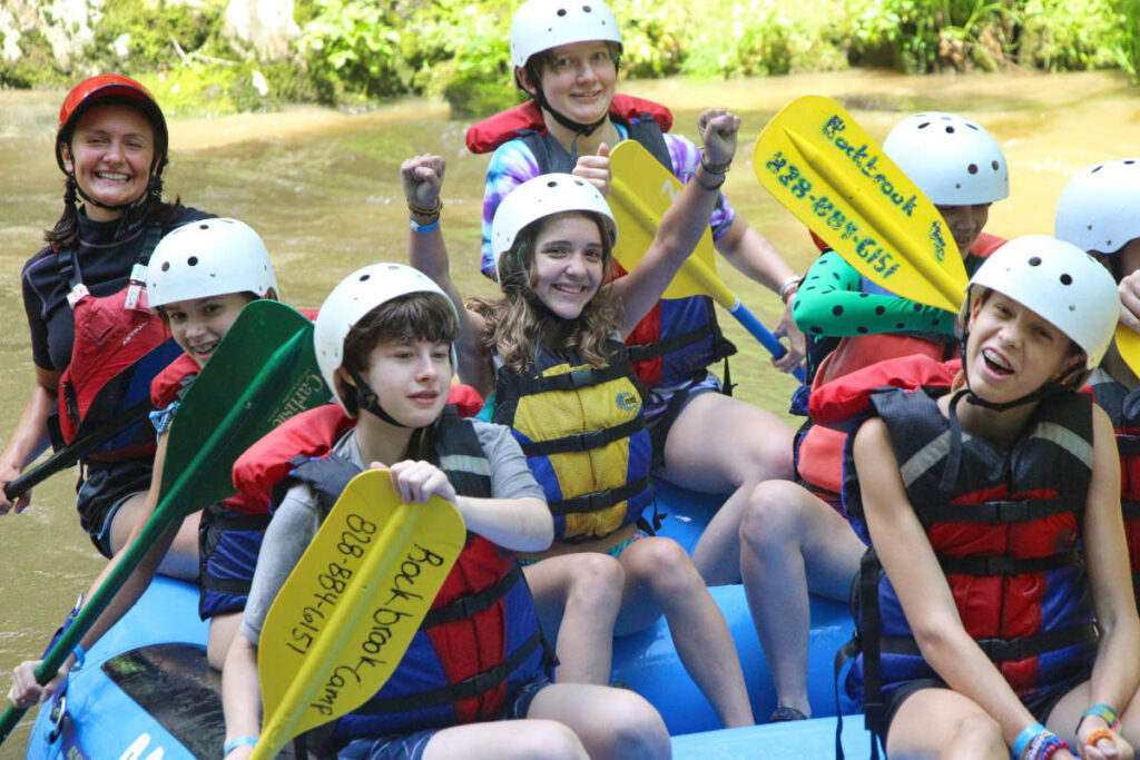 silly rafting girls