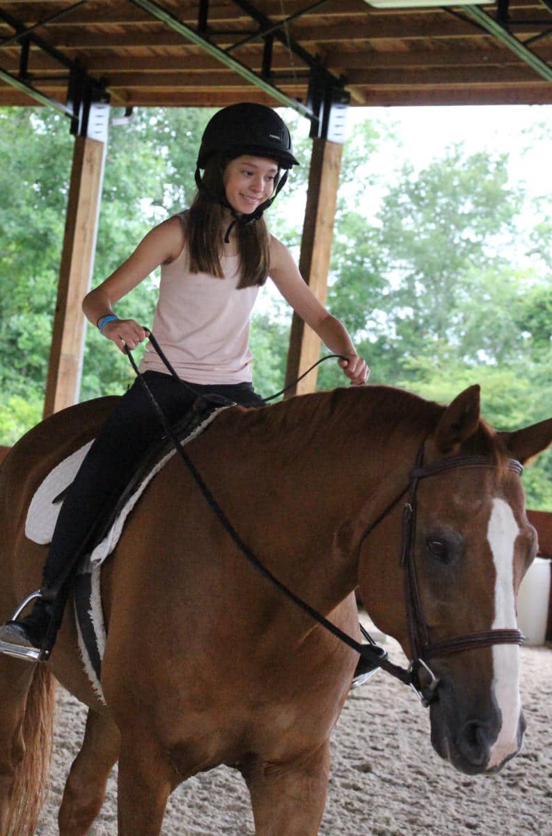 girl camp horseback