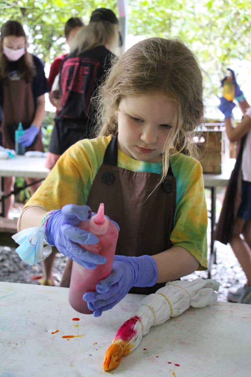 girl camper tie dye