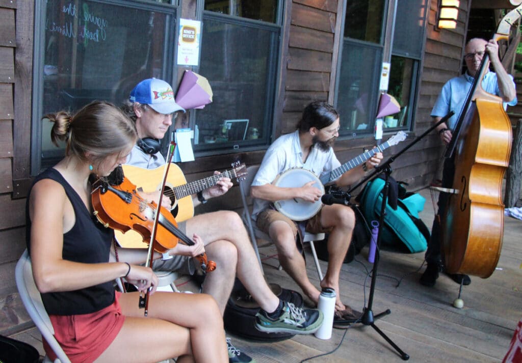 porch string music