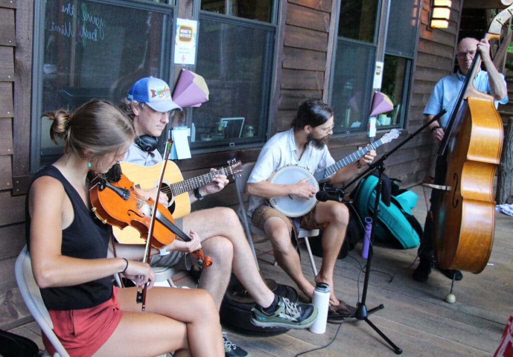 porch string music