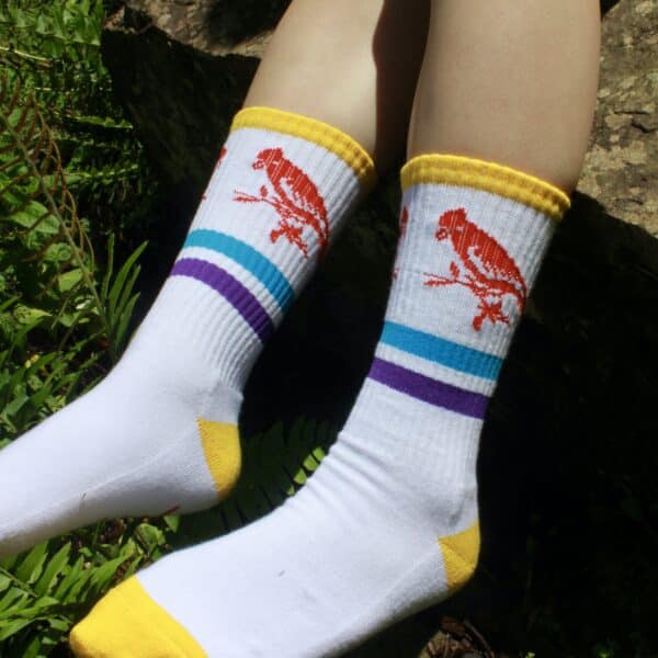 striped crew sock