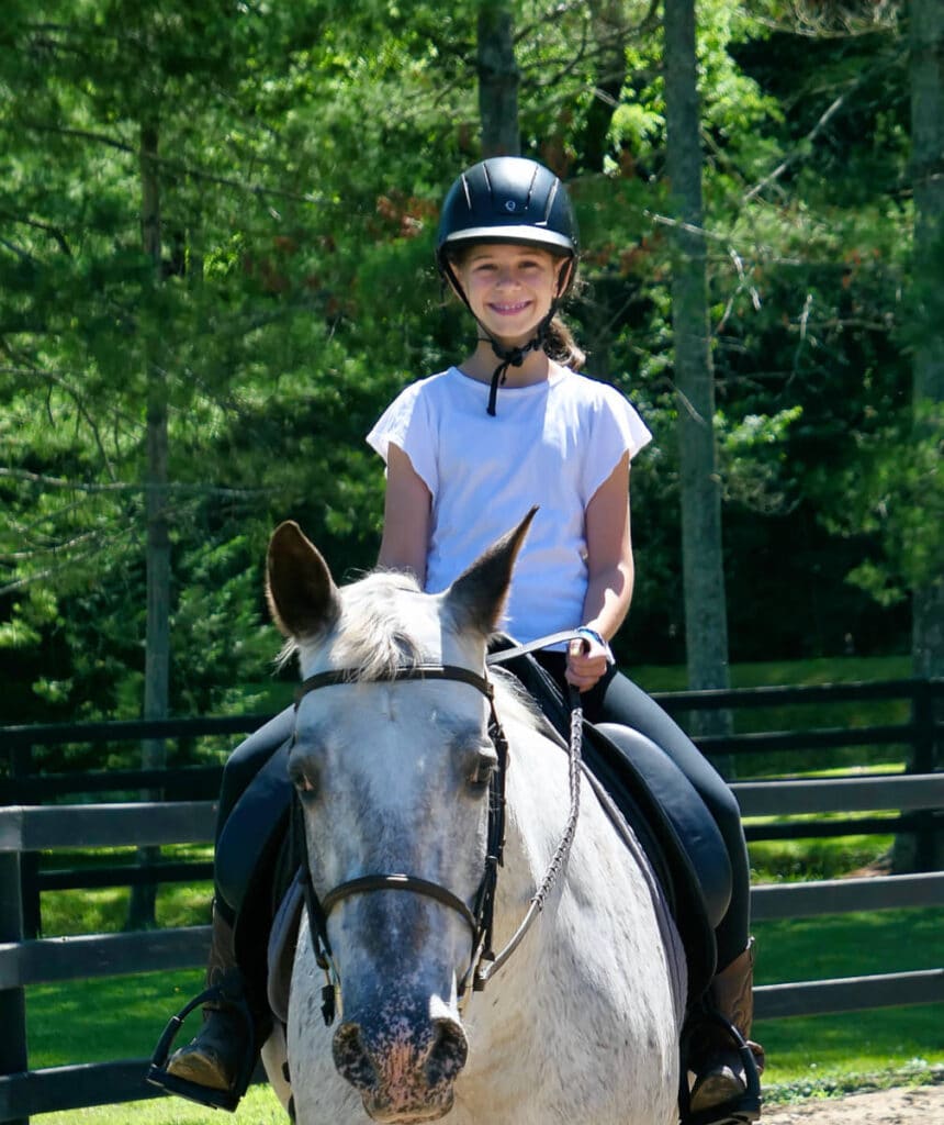 happy summer camp young rider