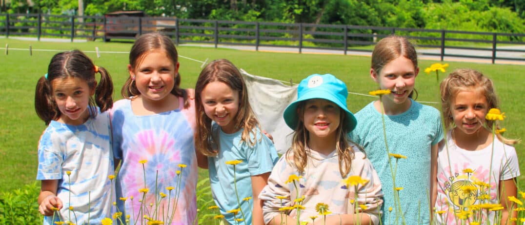 summer camp flower children