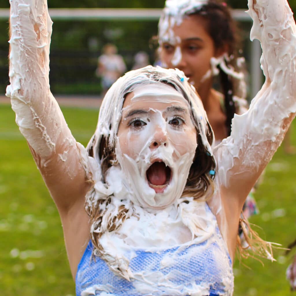 wild happy shaving cream camp kid