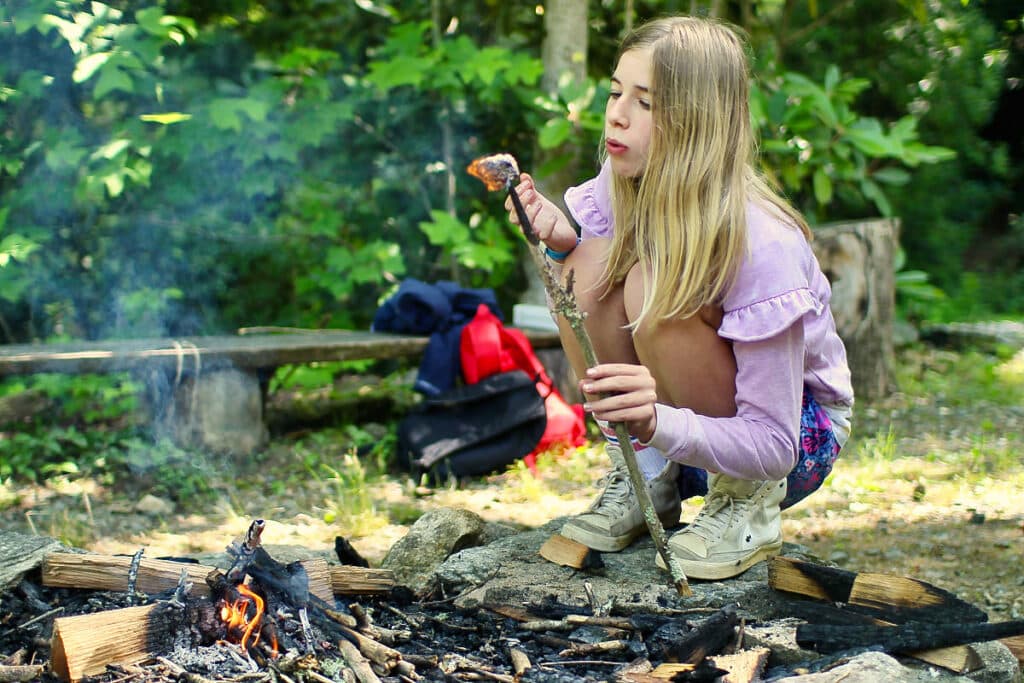 summer camp campfire treat
