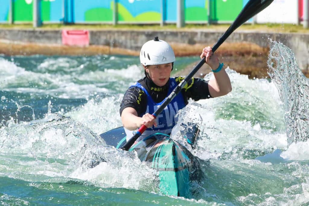 kayaking instructor Katie