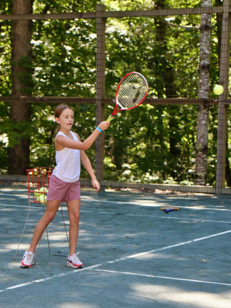 summer camp tennis class