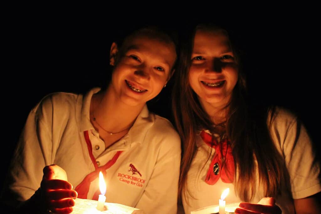 campers on their final night at camp