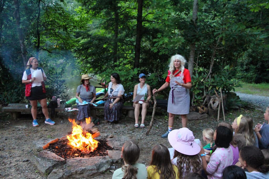 old time jug band campfire