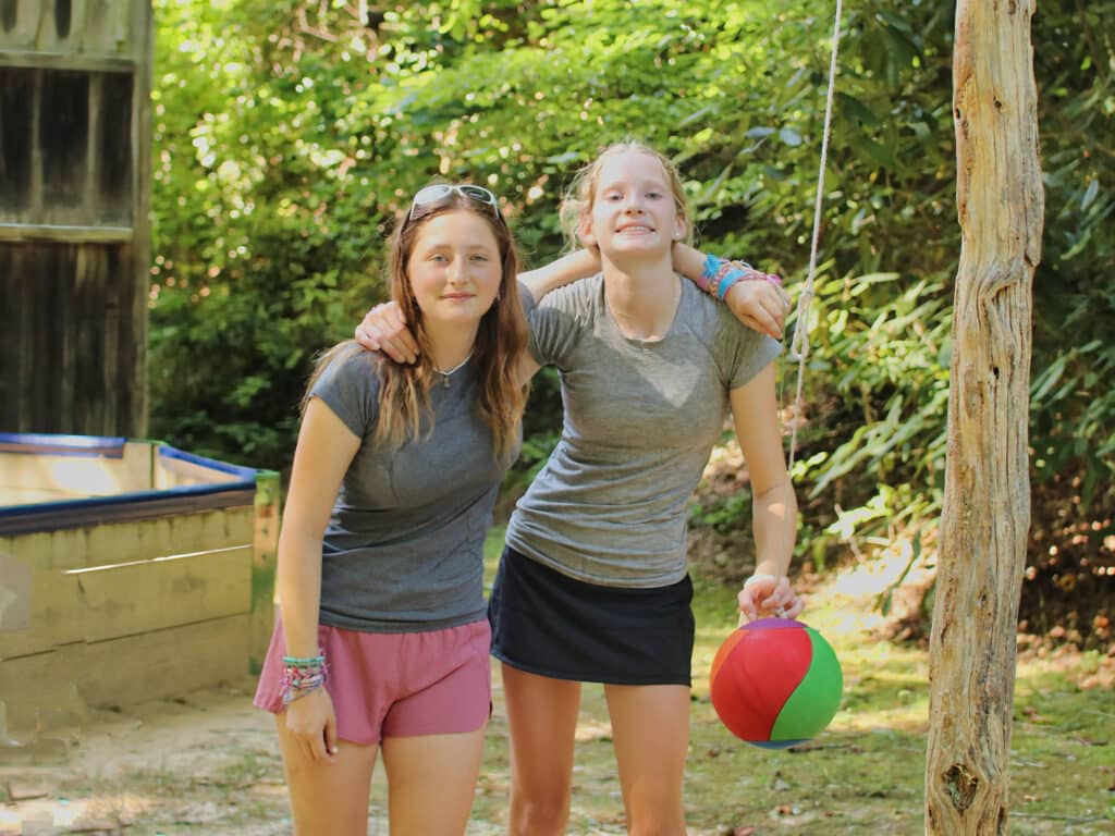 summer camp tetherball buddies