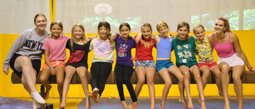 summer camp gymnastics class