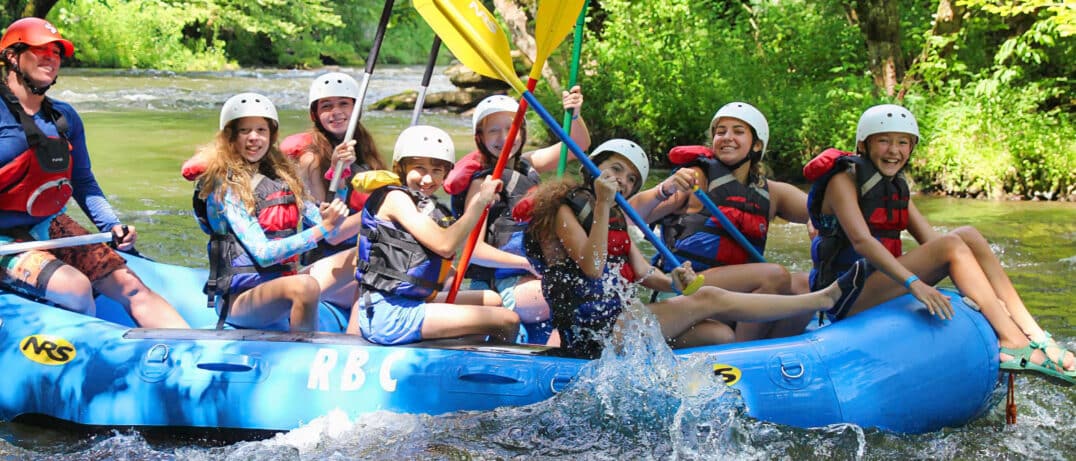 girls whitewater rafting trips