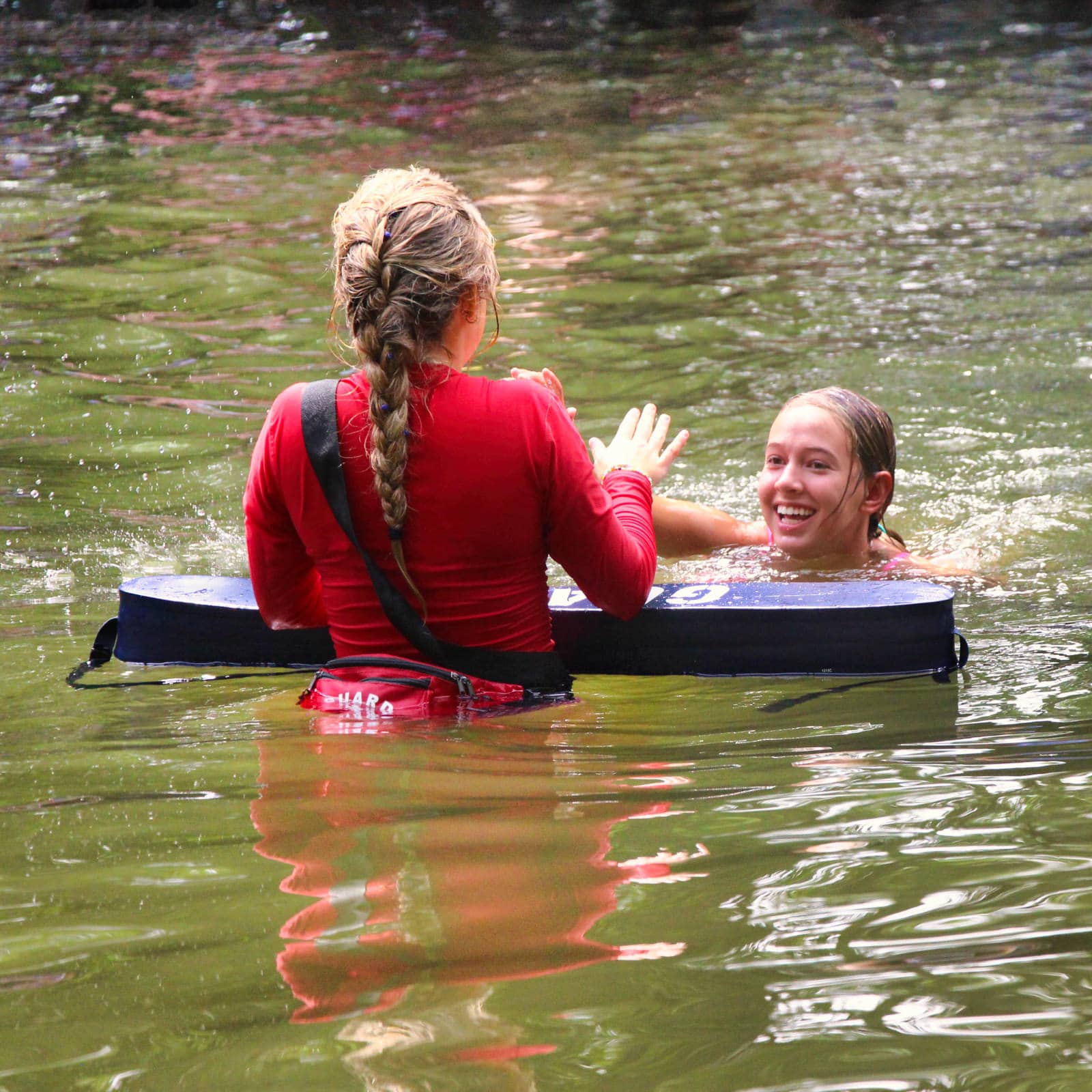 summer camp swimming lifeguard