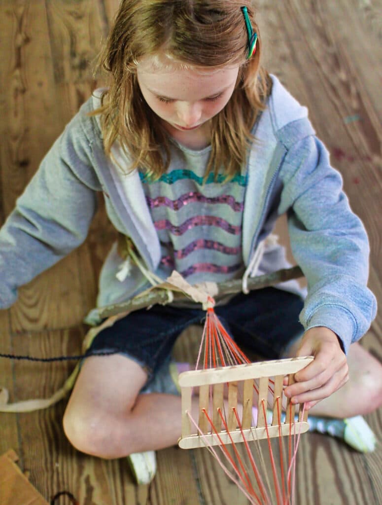 lap loom weaving