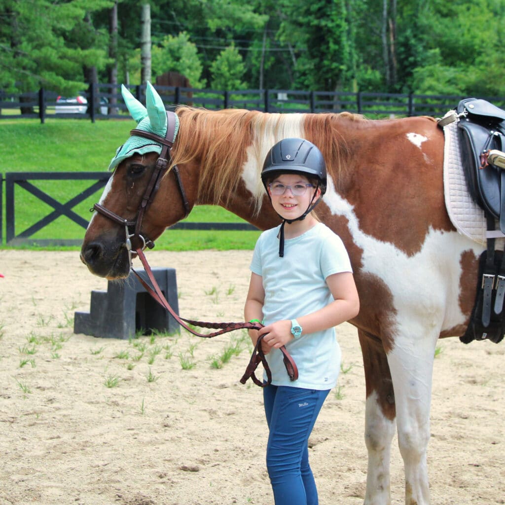 horseback riding camp activity