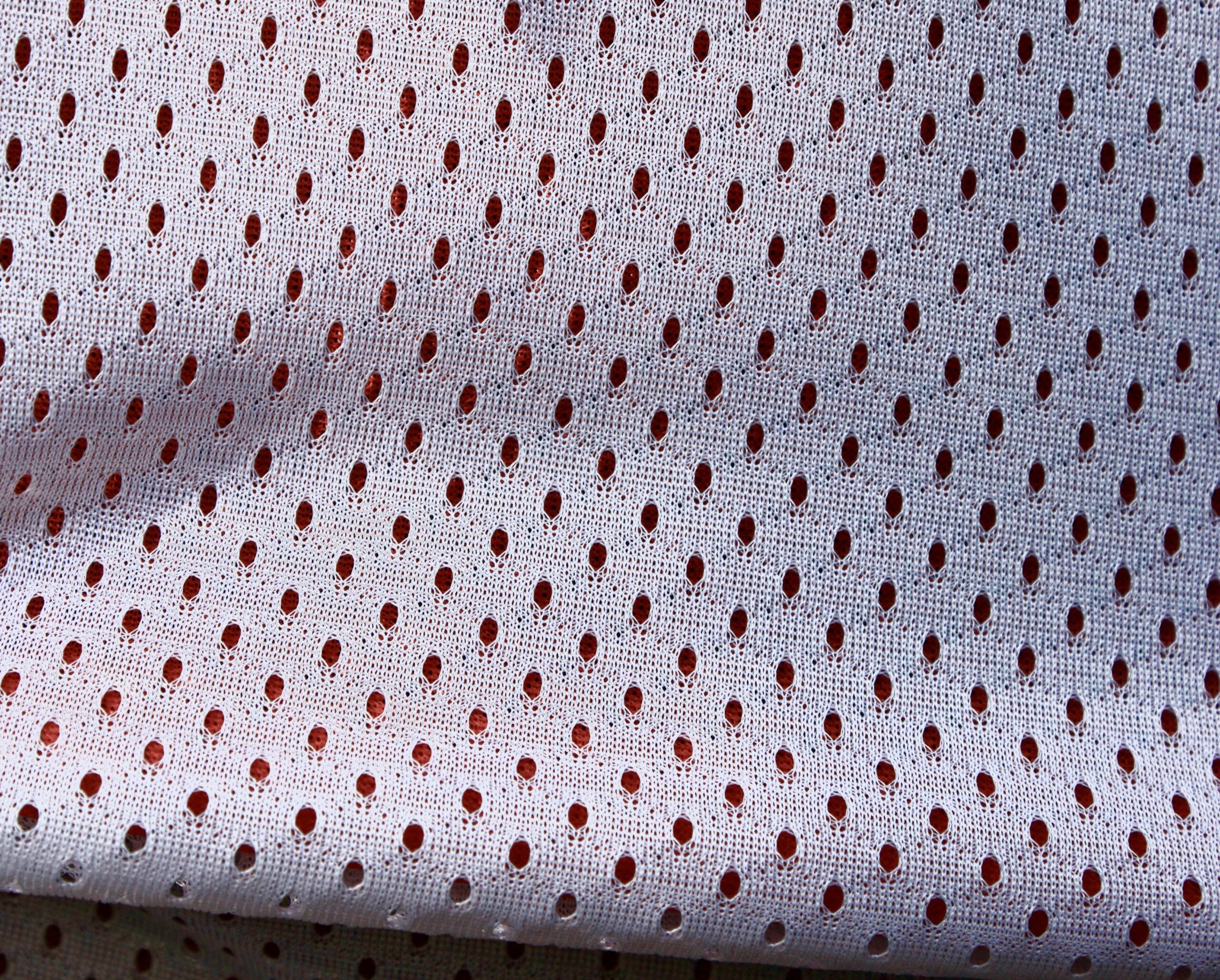 white mesh close up