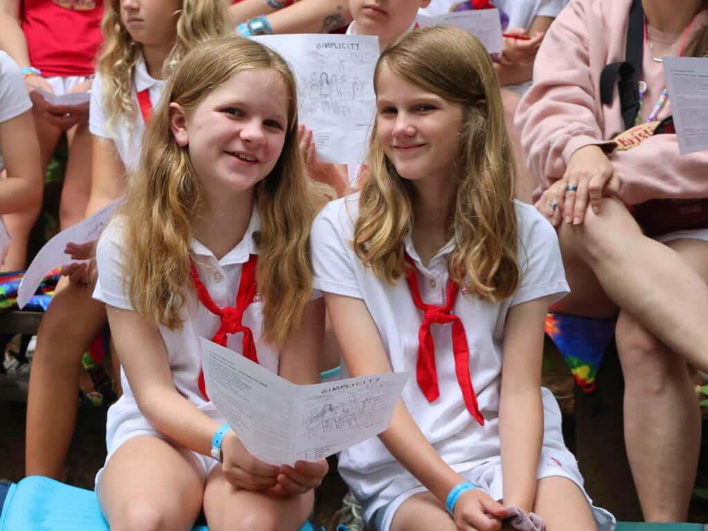 summer camp chapel girls