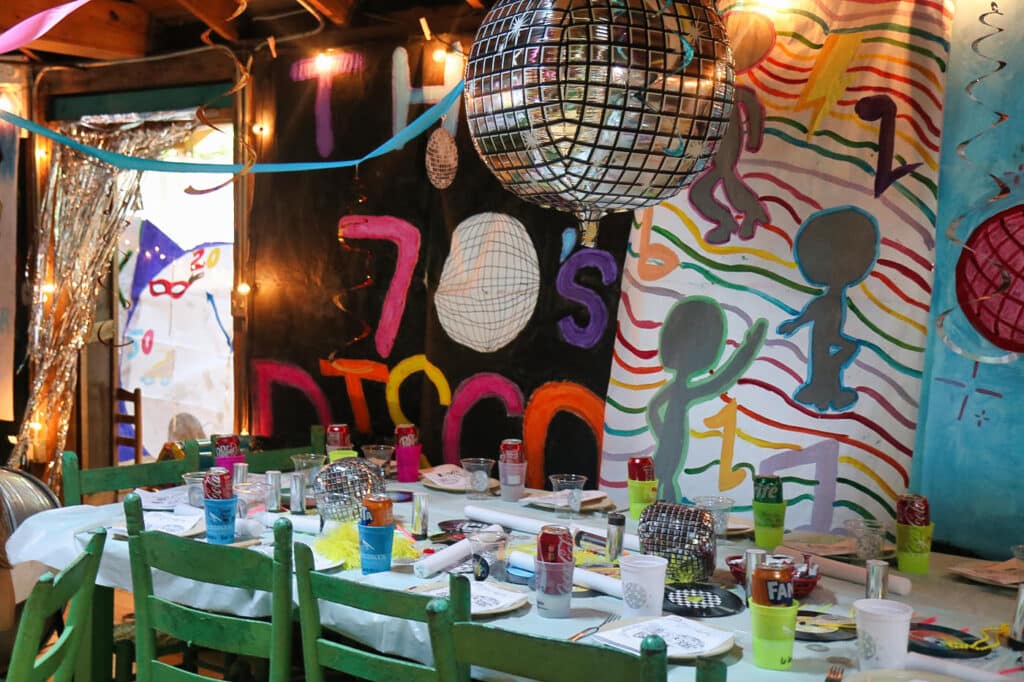 summer camp party decorations