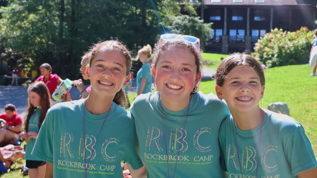 Camp girls arriving