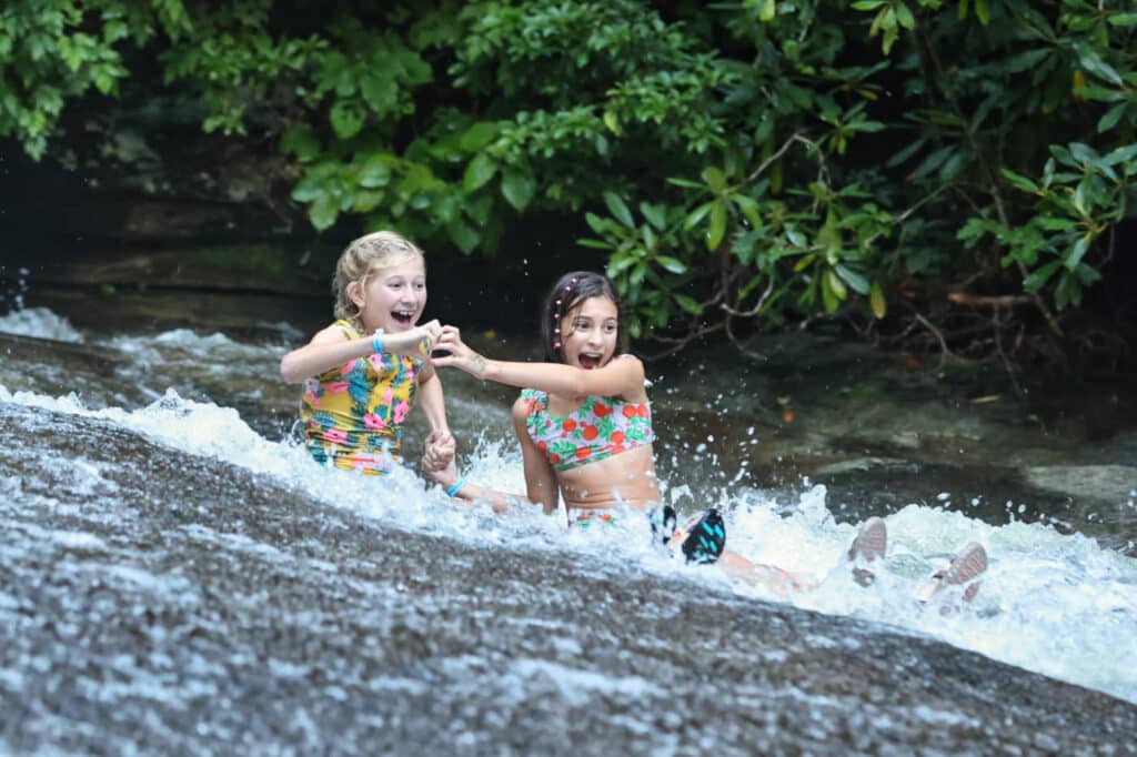 sliding rock heart